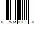 Barcode Image for UPC code 045551000079