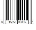 Barcode Image for UPC code 045555000051