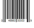 Barcode Image for UPC code 045560000039