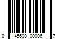 Barcode Image for UPC code 045600000067