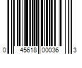 Barcode Image for UPC code 045618000363