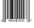 Barcode Image for UPC code 045630000037