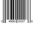 Barcode Image for UPC code 045660000076