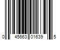 Barcode Image for UPC code 045663016395