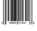 Barcode Image for UPC code 045663016418