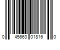 Barcode Image for UPC code 045663018160