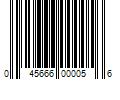 Barcode Image for UPC code 045666000056