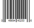 Barcode Image for UPC code 045694402006