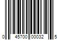 Barcode Image for UPC code 045700000325