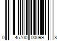 Barcode Image for UPC code 045700000998