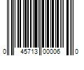 Barcode Image for UPC code 045713000060