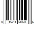 Barcode Image for UPC code 045714540206