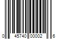 Barcode Image for UPC code 045740000026