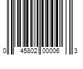 Barcode Image for UPC code 045802000063