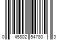 Barcode Image for UPC code 045802547803