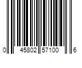 Barcode Image for UPC code 045802571006