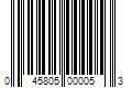 Barcode Image for UPC code 045805000053