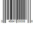 Barcode Image for UPC code 045841000086