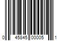 Barcode Image for UPC code 045845000051