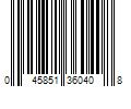 Barcode Image for UPC code 045851360408