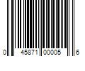 Barcode Image for UPC code 045871000056