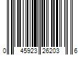 Barcode Image for UPC code 045923262036