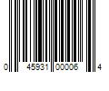 Barcode Image for UPC code 045931000064