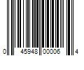 Barcode Image for UPC code 045948000064