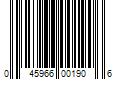 Barcode Image for UPC code 045966001906