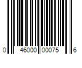 Barcode Image for UPC code 046000000756