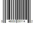 Barcode Image for UPC code 046000001142