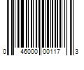 Barcode Image for UPC code 046000001173