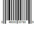 Barcode Image for UPC code 046000007809