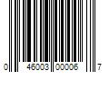 Barcode Image for UPC code 046003000067