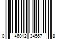 Barcode Image for UPC code 046012345678