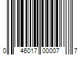 Barcode Image for UPC code 046017000077