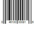 Barcode Image for UPC code 046100000816