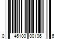 Barcode Image for UPC code 046100001066