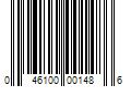 Barcode Image for UPC code 046100001486