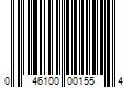 Barcode Image for UPC code 046100001554