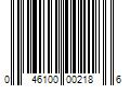 Barcode Image for UPC code 046100002186