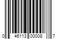 Barcode Image for UPC code 046113000087