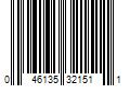 Barcode Image for UPC code 046135321511