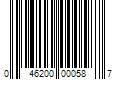 Barcode Image for UPC code 046200000587. Product Name: Cover Girl CoverGirl XL Nail Gel  Whole Lotta Guava [710] 0.44 oz