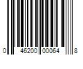 Barcode Image for UPC code 046200000648