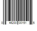 Barcode Image for UPC code 046200001515