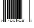 Barcode Image for UPC code 046200002888