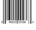 Barcode Image for UPC code 046200004363