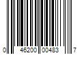 Barcode Image for UPC code 046200004837