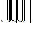 Barcode Image for UPC code 046200004981